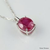 上質 ルビー 1.071ct ネックレス ペンダント プラチナ Pt900 850 ルビーネックレス 一粒 レディース シンプル 可愛い 赤 レッド  Drops