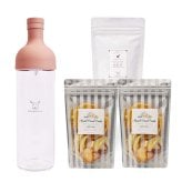 国産無添加 フルーツティー＆水出しボトルセット｜和紅茶 国産ドライフルーツ 砂糖不使用 フルーツティー 水出し茶 アイスティー お茶ギフト おしゃれ ギフト 誕生日 お祝い 母の日 お歳暮 お年賀 クリスマス プレゼント