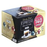 Caffitaly（カフィタリー）ネスプレッソ互換カプセルアソート　140カプセル入り（SOAVE／DECISO／VIVACE）#20292　自宅やオフィスのまとめ買い、ストック