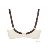 ワコール 小さく見せるブラ ブラジャー BRB453 3/4カップワイヤー DEFカップ レーシィタイプ【セール】