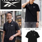  Reebok リーボック ポロシャツ メンズ 半袖 ボタンダウン ドライ 吸汗速乾 襟ライン ワンポイントロゴ ブランド 無地 スポーツ ゴルフウェア オフィスカジュアル 黒 白 Ｍ L LL 3L 大きいサイズ 春 夏 秋 2025ss ユニセックス karlas別注