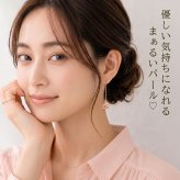 【在庫限り】淡水パール ピアス パールボール ステンレス 丸玉 チェーン パステルカラー 片耳 1個 耳たぶ 揺れる