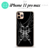 iPhone11ProMax iPhone11pro max スマホケース ハードケース ピンスト 黒 白 メンズ レディース nk-i11pm-1243