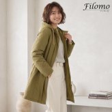 ダウンコート レディース ロング丈 リバーシブル 秋 冬 ブランド ダウン80% フード 弱はっ水 綿 大きいサイズ 軽量 ライト ダウン アウター コート 冬 30代 40代 50代 ミセス ギフト プレゼント 5F (08000193r)