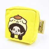 サンリオ ポムポムプリン ×モンチッチ サガラ刺繍ミニポーチ Sanrio