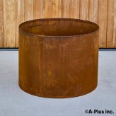 コールテン鋼 高級植木鉢 おしゃれ 大型 直径60cm 丸型 アンティーク 経年美 Patina レイズド・ラウンドプランター600 底なし A-PLUS 屋外 観葉植物 多肉植物 寄せ植え 花 鉢カバー 北欧 モダン ガーデニング 玄関 庭 パティナ
