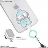 サンリオ マルチリングプラス ハンギョドン スマホリング 落下防止 ストラップホルダー 挟むだけ キャラクター グッズ 雑貨 携帯アクセサリー スマホケース用 サンリオ正規ライセンス品