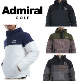 アドミラル ゴルフ メンズ ボアミックス 中綿ハーフジップアノラック ADMIRAL GOLF ADMA488 秋冬モデル お誕生日祝い お祝い 記念品 お父さん 父の日 彼氏 男性 30代 40代 50代 60代  還暦祝い 敬老の日 人気プレゼント プレゼント