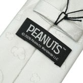 ピーナッツ／ネクタイ　(バルーン柄）フォーマル ホワイト プレゼント ギフト Peanuts シルク100% ブランドネクタイ キャラクター ビジネス フレッシャーズ 送料無料 PN914510白