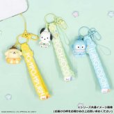 ポムポムプリン ハンドストラップ 3Dマスコット付き キャラクター 雑貨 スマホ ストラップ 落下防止 キーホルダー かわいい グッズ SANRIO サンリオ SANG-430PN サンリオ正規ライセンス品