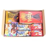 (全国送料無料)お菓子 詰め合わせ グリコ栄養菓子セット(5種・計9コ)チョコレートドーナッツ1コおまけ付き メール便 (omtmb9645z)【送料無料 詰め合わせ おやつ 小袋 個包装 お試し】