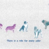 犬柄 長袖シャツ【すべての色に、役割がある。】 ｜綿100%・日本製｜62906