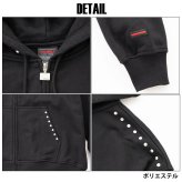 FUBU フブ パーカー メンズ レディース fam-62706 スタッズ ジップ フーディー フルジップ ジップアップ スウェット 迷彩 カモフラ 刺繍 ビッグシルエット ストリート ヒップホップ ダンス カジュアル トップス M L XL XXL 2026FW Karlas