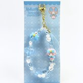 サンリオ マイスウィートピアノ マスコット付きフォンストラップ ブルー キーホルダー スマホ用品 Sanrio
