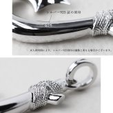 ハワイアンジュエリー ネックレス フィッシュフック モアナ ネックレス 刻印 無料 誕生石入れ可 スクロール シンプル ロジウムコーティング シルバー925 ギフトラッピング可能 長さ選べる プレゼント ハロウィン 【品番：CG-SP3403】