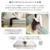 マットレス 日本製ポケットコイルデザインマットレス【mornisha-モニーシャ-】(クイーン) シングル セミダブル ワイドダブル ソフト ハード オシャレ リバーシブル 防臭 抗菌 防ダニ 国産 高品質 メッシュ 敷きマット 寝具マット 寝具用品