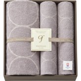 グランフランセN グランフランセヌーベル 今治タオル バス フェイスタオルセット [26-7525-045] GFN10901 グレージュ タオルセット 綿100% モダンデザイン お祝い 御祝 内祝 プレゼント ギフト お返し