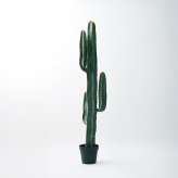観葉植物 造花 柱サボテン BROWN 全高約141cm 大型 フェイクグリーン 本物そっくり おしゃれ インテリア 人工観葉植物 アーティフィシャルグリーン オフィス 店舗 ホテル 開店祝い 室内 サボテン カクタス フェイク