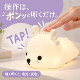 シリコンライト 授乳ライト ナイトライト シカ アニマル 動物 かわいい 7色 カラーライト テーブルライト 卓上ライト ルームランプ ベッドサイド タッチ 電池式 コードレス 子供部屋 寝室 ギフト プレゼント 出産祝い 産後