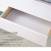 デスク チェア パソコン 白 ホワイトおしゃれ スリム 90cm幅 奥行45cm 木製 引き出し 収納 北欧 学習 勉強机 大人 コンソール コンパクト 省スペース 机 ヴィンテージ iwd-570 新生活