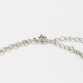 ネックレス アズキ ステンレス チェーン ニッケルフリー 金属アレルギー対応 ペアアクセ シンプル お揃い