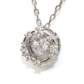 スワロフスキー swarovski ネックレス Constella ラウンドカット ダンシングストーン 5738247 コンステラ アクセサリー レディース シルバー+ホワイト 海外正規品
