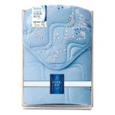 接触冷感 クールフィット リバーシブル 敷パッド ギフト 冷感寝具 ウォッシャブル 夏用寝具【北海道・沖縄県・離島 配送不可】
