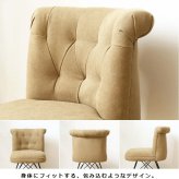 ダイニングチェア 北欧 おしゃれ デスクチェア チェア単体 座面高44cm 1脚 チェア アンティーク 在宅ワーク チェアー イス ダイニング 椅子 布地 ファブリック スチール脚 ヴィンテージ ベージュ ダークグレー マーブ 新生活
