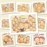 金婚式のプレゼントに、意外に喜ばれる手描き似顔絵のプレゼント。下書き確認ができるので、安心して贈れます。 似顔絵 ギフト 金婚式 名入れ 贈り物 手描き プレゼント 金婚式 銀婚式 結婚記念日 大人数 祖母 家族 おじいちゃん おばあちゃん 夫婦 下書き確認 修正無料 名入れ 似てる 親孝行 そっくり 一生もの 結婚記念日 長寿 50周年 感謝 親孝行 オリジナル 感激 バレンタインデー