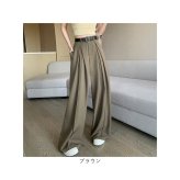 タックパンツ レディース 通販 ワイドパンツ フレアパンツ ロング丈 ボトムス 長ズボン オシャレ かわいい おしゃれ スラックス きれいめ ゆったり ハイウエスト 通勤 通学 シンプル 無地 ドレープ オフィス 春 夏 秋 冬 レディースファッション