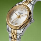 フォッシル FOSSIL 腕時計 レディース SCARLETTE MINI 三針 ツートーン ステンレススチールウォッチ ES5473【2026 新作】