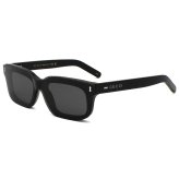 グッチ GUCCI サングラス EYEWEAR グローバルフィット 2WAY UVカット アイウェア スクエア GG1711S-001 メンズ レディース ユニセックス ブラック+トランスペアレント（クリア）+ クリップオン装着時スモーク 国内正規品