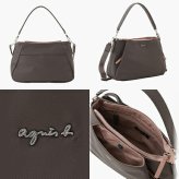 【無料ラッピング】 アニエスベー agnes b ショルダーバッグ ハンドバッグ ナイロン 2way スモール Origamiブランド 正規品 新品 ギフト プレゼント 人気 おすすめ 誕生日 記念日 クリスマス 送料無料 abb522297
