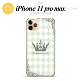 iPhone11ProMax iPhone11pro max スマホケース ソフトケース 王冠 緑 メンズ レディース nk-i11pm-tp1456