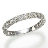 プラチナ Pt900 ダイヤモンド エタニティリング 1ct 1カラット 20石 ダイヤ 指輪 鑑別書付き 15号 ジュエリー アクセサリー 高級 ギフト プレゼント