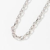 リンク チェーン ネックレス シンプル お揃い ペアアクセ ユニセックス