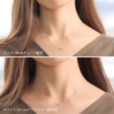 ゴールド ネックレス K18 18金 ネックレス ダイヤモンド ゴールド チェーン ウェーブバー 選べる3色 イエロー ピンク ホワイト シンプル 華奢 上品 ご褒美 彼女 妻 女性 レディース 誕生日 プレゼント ハロウィン 【品番：CG-TI-538】