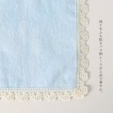 タオルハンカチ おしゃれ かわいい 日本製 吸水性 綿100％ レディース プレゼント ギフト 母の日 返礼品  リボン レース LALUICE ラルイス
