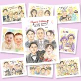結婚式のお祝いに、似顔絵ギフトが選ばれています。 贈り物 似顔絵 結婚祝い プレゼント 名入れ 手描き ギフト 結婚式 サンクスボード 披露宴 感謝 お祝い 大人数 友達 同僚 職場 新郎新婦 修正無料 名入れ 下書き確認 喜ばれる 実績多数 サプライズ かわいい 婚礼 新郎新婦ギフト 入籍 宝物 サンクスボード 節目 大量注文 二次会 同窓会 バレンタインデー 感動 ホワイトデー クリスマス