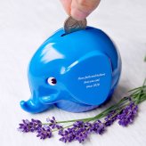 キュートでカワイイ Fantti aka Norsu ノルス ファンティ エレファントバンク 名入れ貯金箱 ポップなカラーで人気のスウェーデン生まれの貯金箱