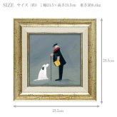 ジェニファー ヴェルニー ＝ フランクス ノット ベギング JV-04508 アートフレーム アート 絵画 犬 紳士 ドッグ 人物画 イギリス