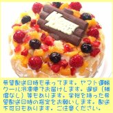 クリスマスフルーツアイスケーキ【4～7号】 ［クリスマスケーキ クリスマスデコレーション クリスマスフルーツケーキ］
