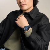 フォッシル FOSSIL 腕時計 メンズ EVERETT 三針 ネイビー ステンレススチールウォッチ FS6169【2026 新作】