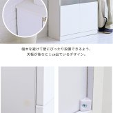 キャビネット 白 サイドボード ホワイト コンパクトキャビネット カウンター下収納 ガラス 扉 付き 薄型 ロータイプ 幅 60 リビング収納 木製 ボックス 鏡面