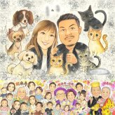 記念日のお祝いに、プレゼントにも喜ばれています。 両親 似顔絵 ギフト プレゼント 贈り物 手描き 名入れ 記念日 結婚記念日 お祝い 誕生日 恋人 両親 彼氏 彼女 下書き確認 名入れ 修正無料 かわいい そっくり 親孝行 宝物 記念日 一生もの 宝物 夫婦 長寿祝い 米寿祝い メモリアルギフト メモリアル 喜寿祝い 古希祝い サプライズ 節目 卒寿祝い オーダーメイド 大量注文 初任給