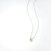 ダイヤモンド ネックレス 0.04ct 三日月 月 K10 K18 10K 18K 10金 18金 プラチナ 女性 レディース 誕生日 記念日 プレゼント ギフト 誕生日プレゼント 10代 20代 30代 40代 妻 彼女 ムーン ゴールド ホワイトゴールド ピンクゴールド イエローゴールド ダイヤ 揺れる アクセサリー アレルギー対応 金属アレルギー