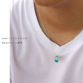 ゴールド ネックレス ハワイアンジュエリー ネックレス ホワイトゴールド ネックレス 刻印 無料 誕生石入れ可 大粒カラーストーン 14K K14 14k k14カットあずきチェーン太0.9mm ギフトラッピング可能 プレゼント ハロウィン 【品番：CG-GP125W-1-CH123】