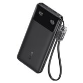 Anker Power Bank 10000mAh 22.5W モバイルバッテリー 2個セット 急速充電 USB-A USB-C iPhone15 Android スマホ充電器 ケーブル内蔵 大容量 軽量 旅行 キャンプ 防災 お買い物マラソン　今使えるクーポン配布中