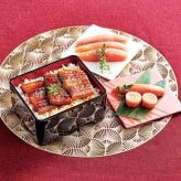 敬老の日 ギフト　 博多の味 やまや 辛子 明太子 と うなぎ 詰合せ｜ 辛子明太子無着色150×1、うなぎ蒲焼50g×3、タレ×3袋、さんしょう×3袋｜敬老の日メッセージ付【お届け期間：9月19日～9月21日】 遅めの お中元 ※沖縄・北海道は配送不可　送料無料