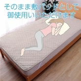 オールシーズン 快適睡眠 パッド 防水 ペット 洗える アレルプルーフ 抗菌 消臭 アレル物質吸着 洗濯機OK 四隅ゴムバンド付き ズレにくい セミダブル 120×200cm